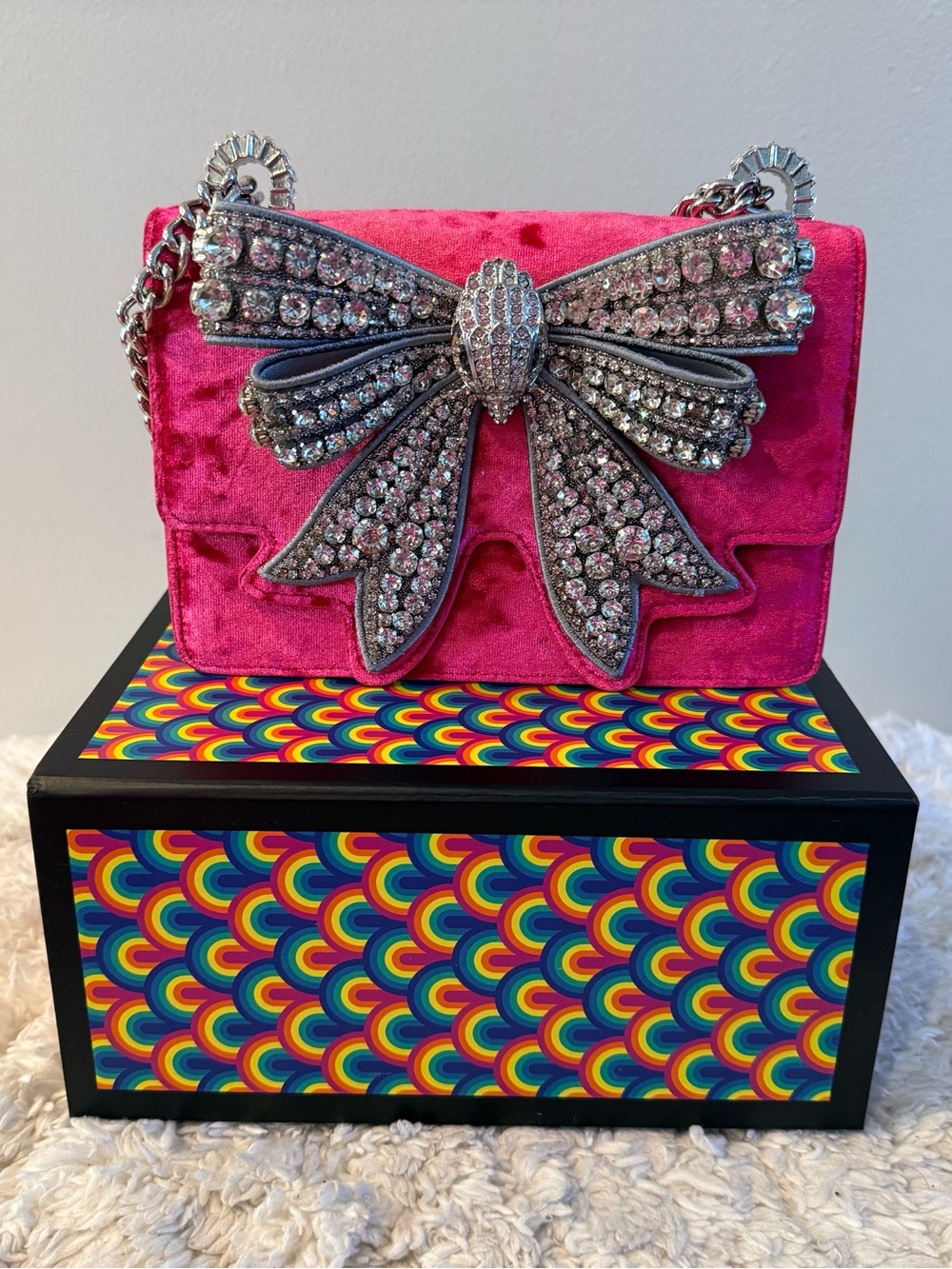 Kurt Geiger London Small Shoreditch Handbag Purse With Bow